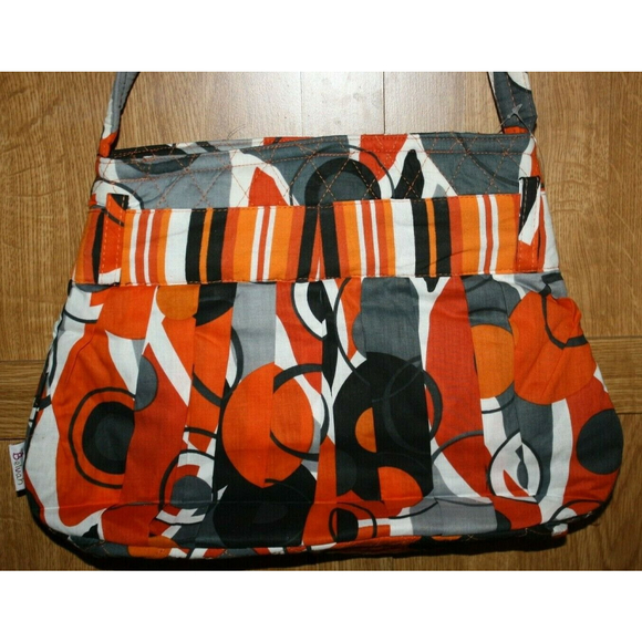 WOMEN'S BELVAH PURSE NEW ORANGE BLACK GRAY LADIES TEENS HANDBAG - Picture 4 of 5